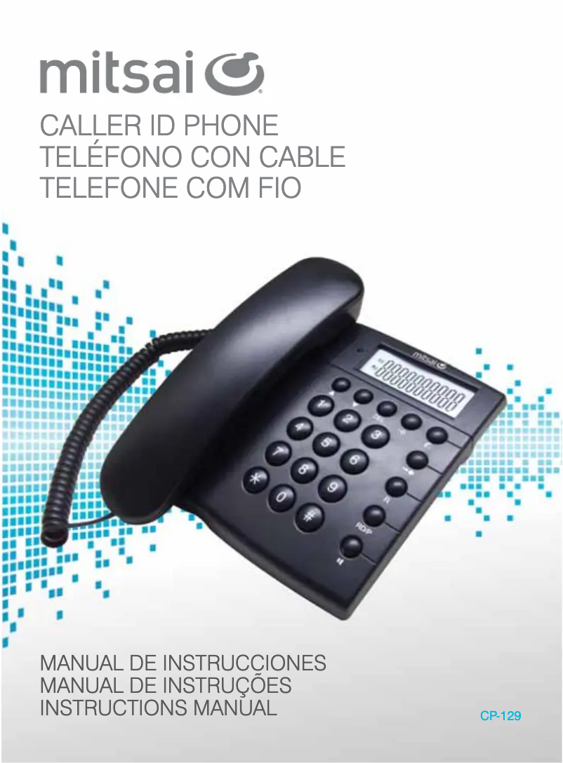 Image de la première page du manuel de l'appareil FIO CP-129