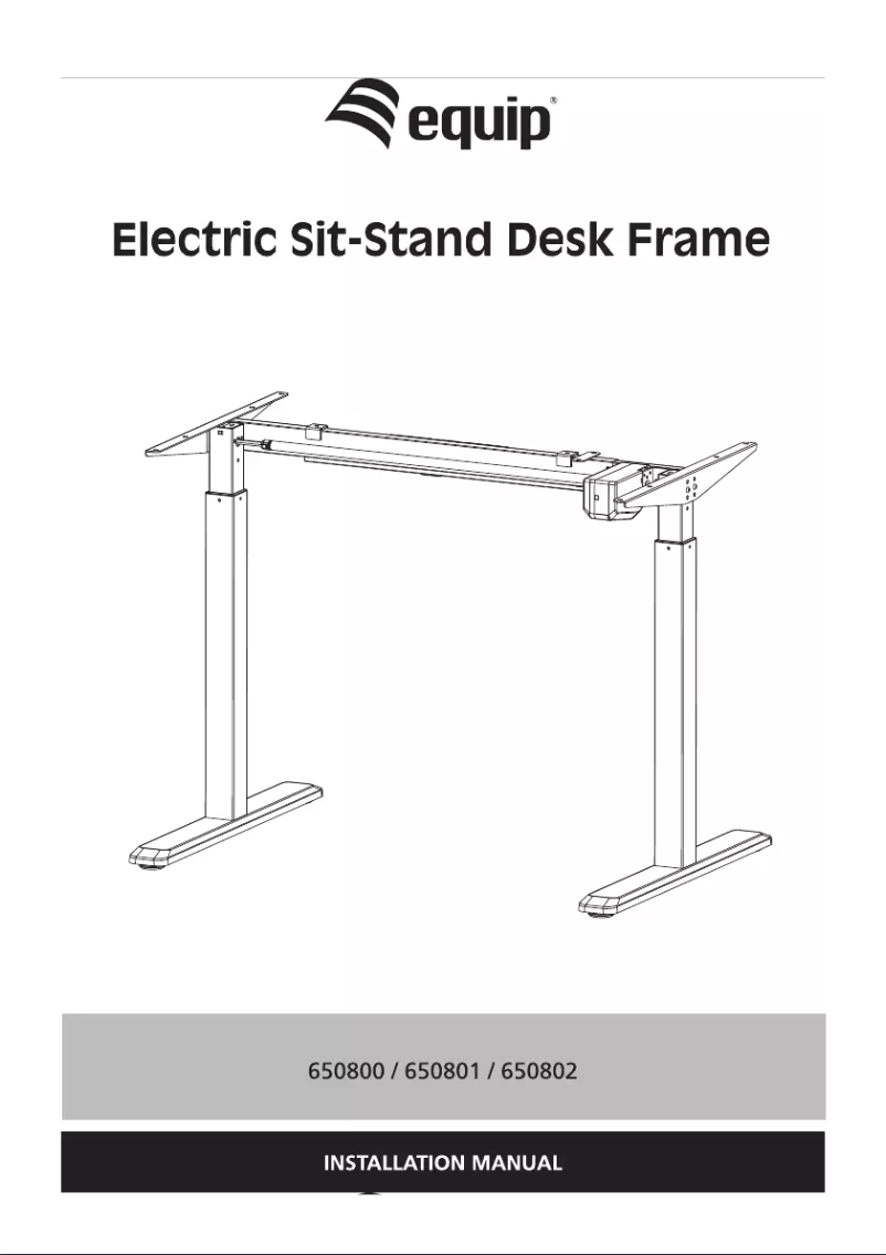 Page 1 de la notice Manuel utilisateur Equip 650800