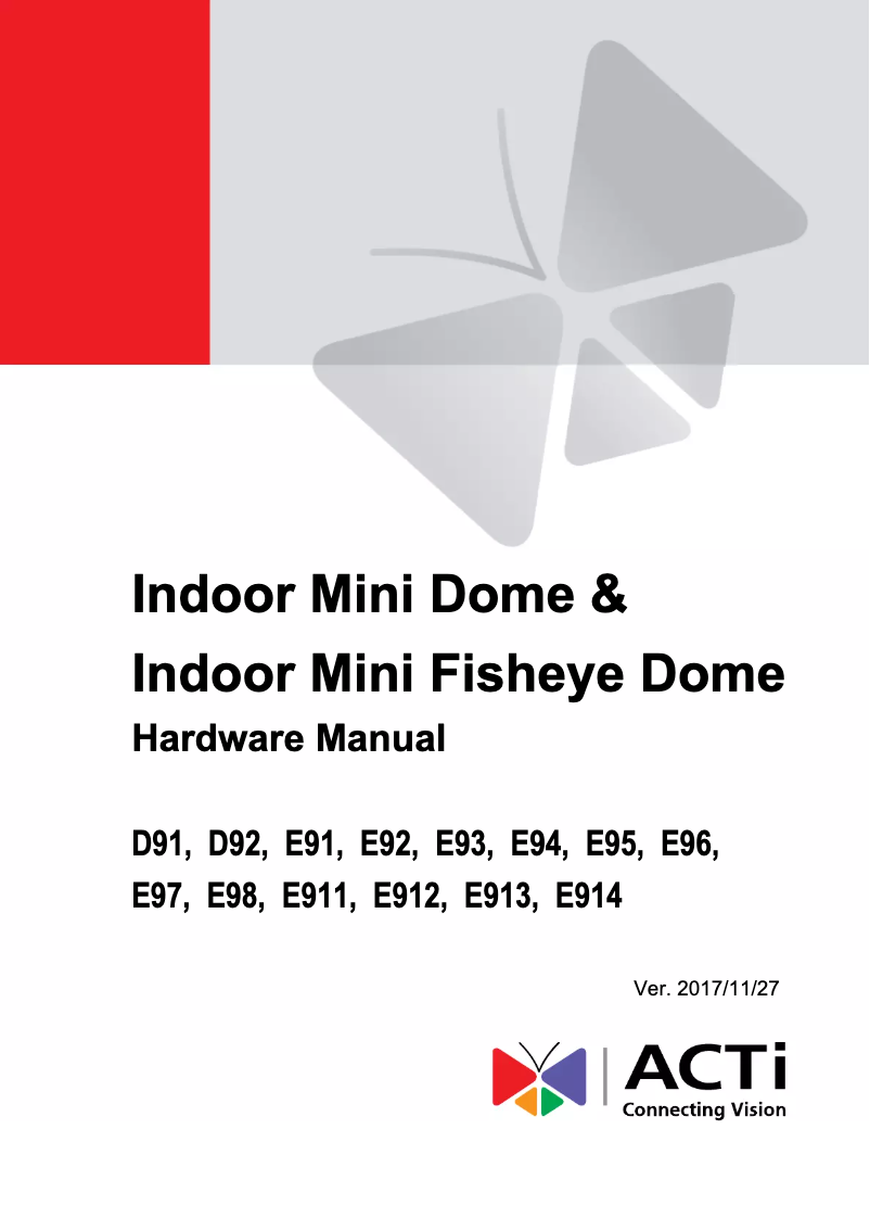 Image de la première page du manuel de l'appareil E914