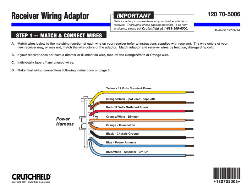 Page n°1 - Manuel utilisateur Metra 70-5006