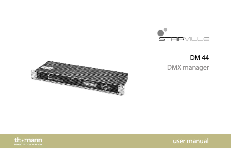 Image de la première page du manuel de l'appareil DM44