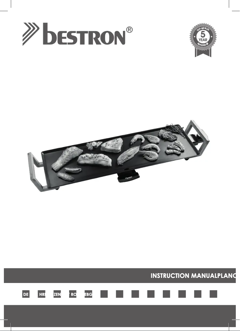 Page n°1 - Mode d'emploi Bestron ABP603BB