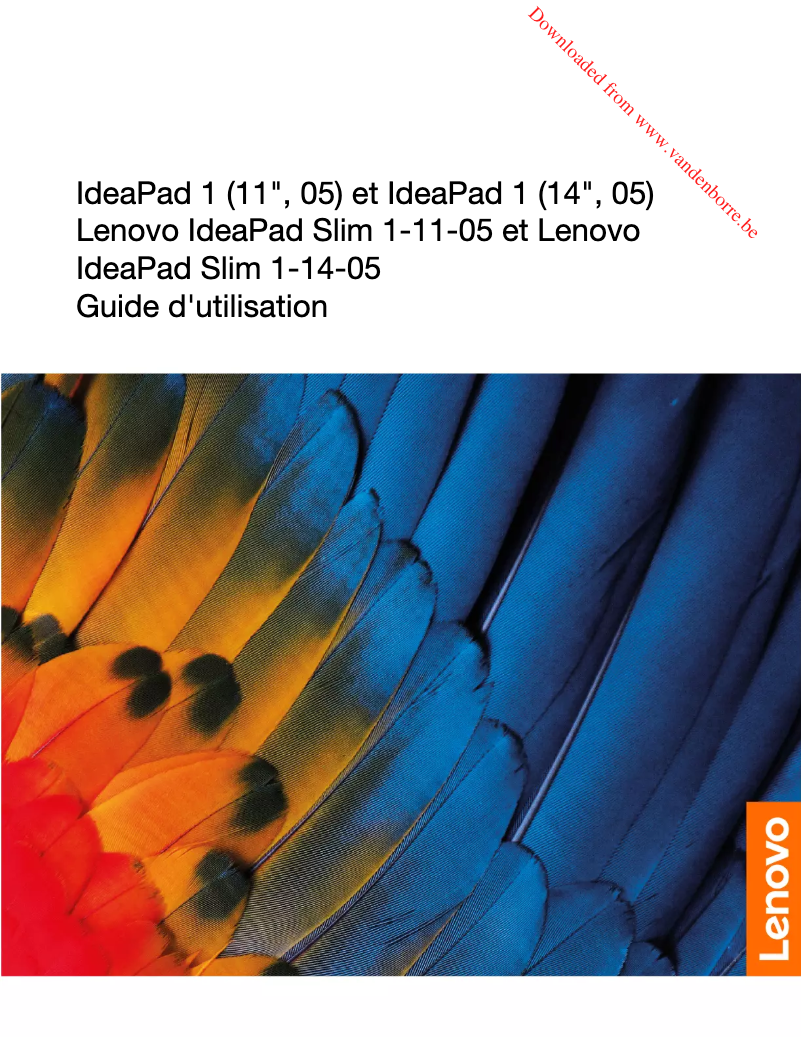 Page n°1 - Manuel utilisateur Lenovo IdeaPad Slim 1