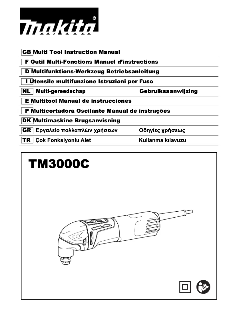 Page 1 de la notice Fiche technique Makita TM3000CX3