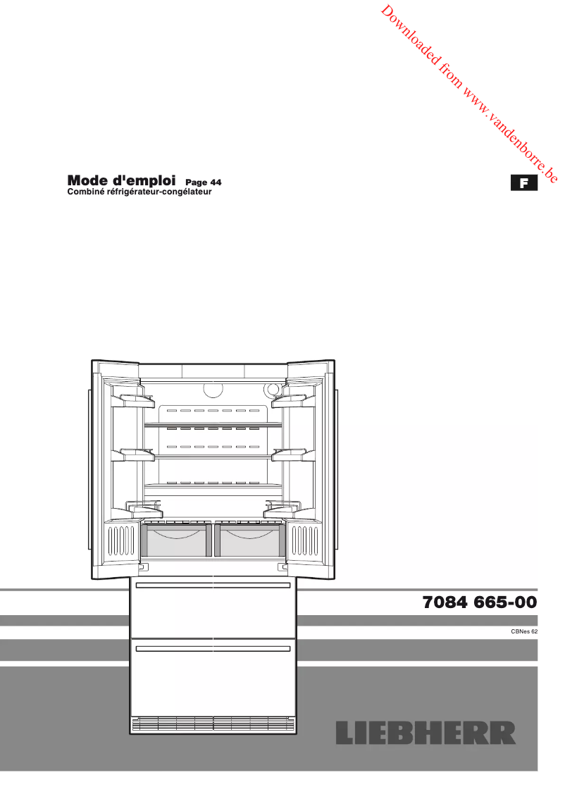 Page n°1 - Manuel utilisateur Liebherr ECBN 6156-23 001