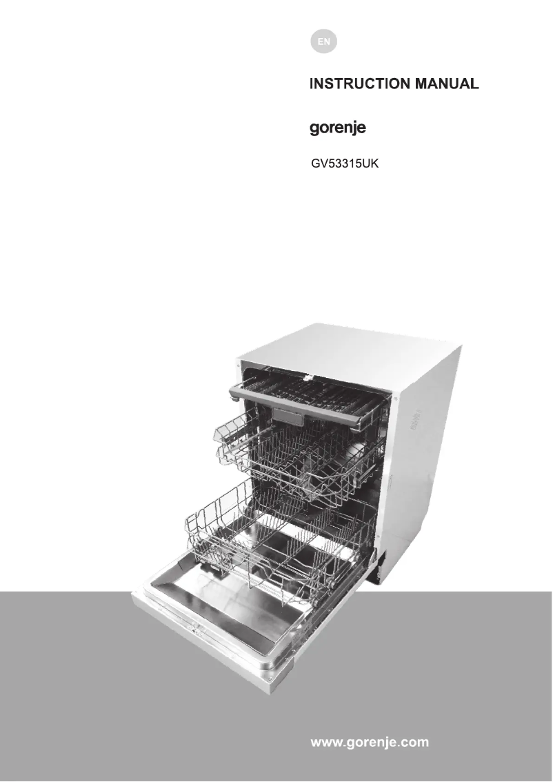 Page n°1 - Manuel utilisateur Gorenje GV53315