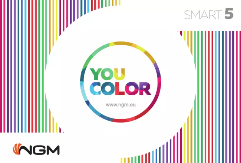 Page 1 de la notice Manuel utilisateur NGM-Mobile You Color Smart 5