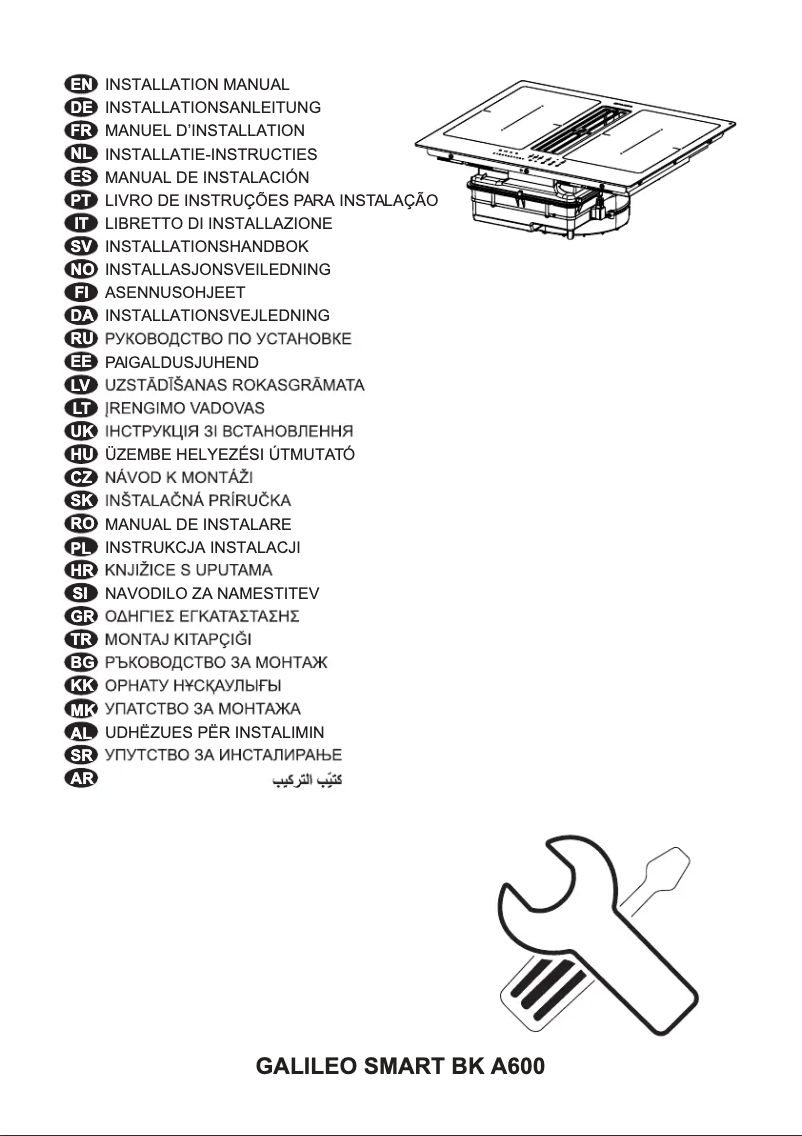 Page n°1 - Guide d'installation Faber The Galileo Smart 60