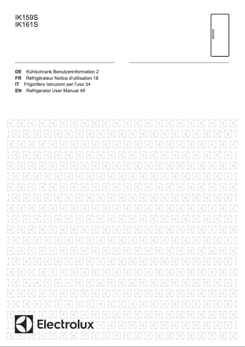 Image de la première page du manuel de l'appareil IK161SL