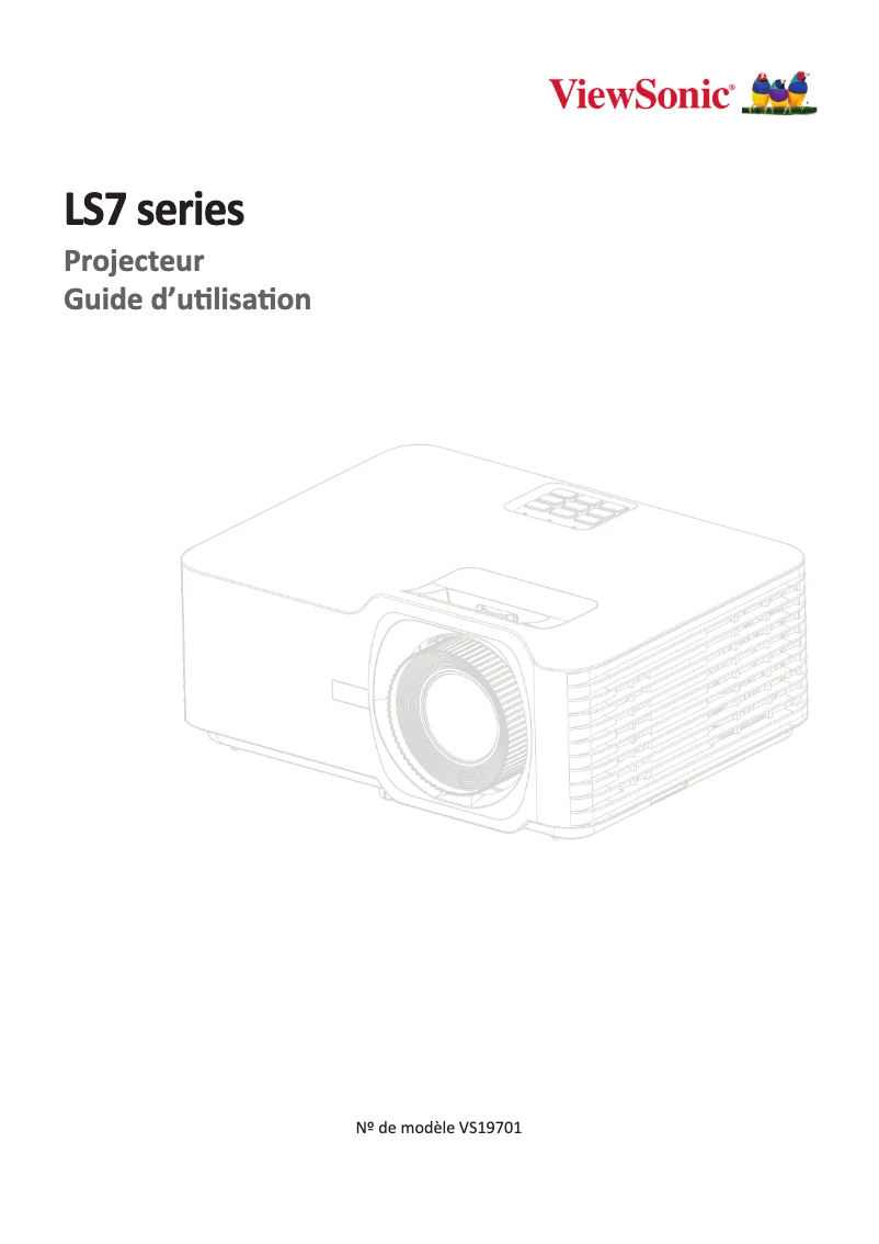 Image de la première page du manuel de l'appareil LS710-4KE