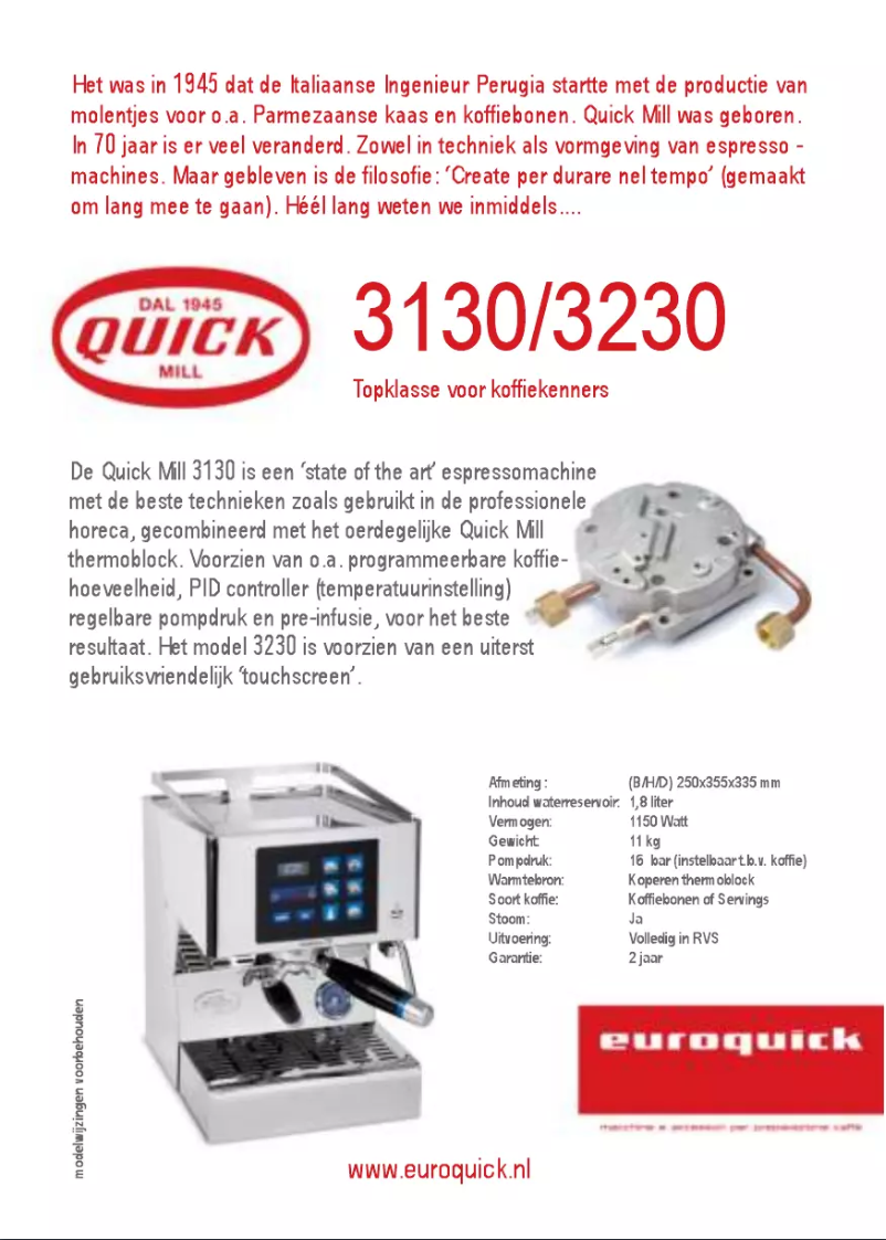 Image de la première page du manuel de l'appareil 3130