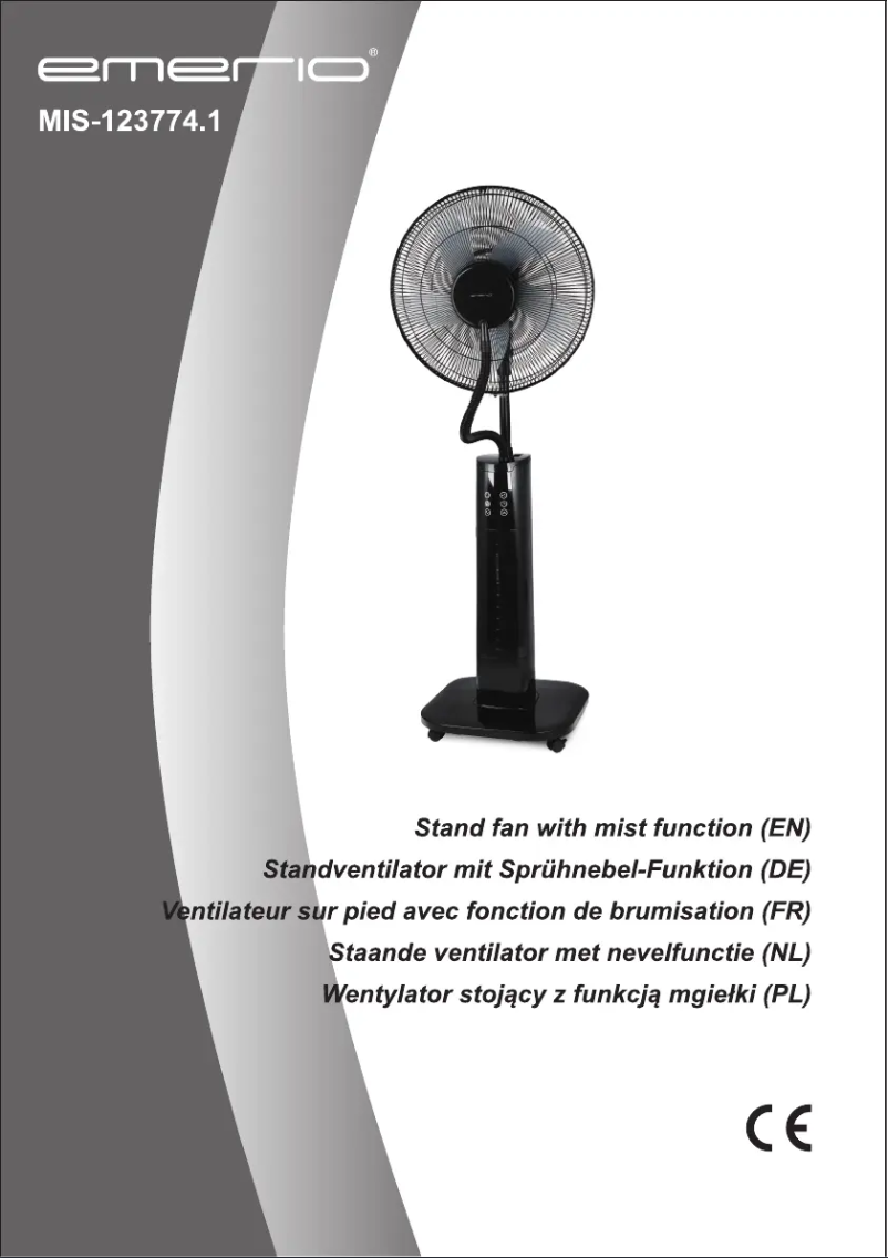 Page n°1 - Manuel utilisateur Emerio MIS-123774.1