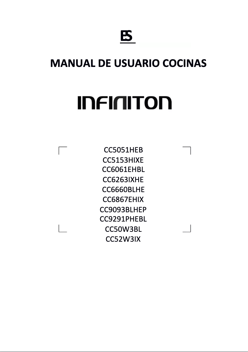 Page n°1 - Manuel utilisateur Infiniton CC6867EHIX