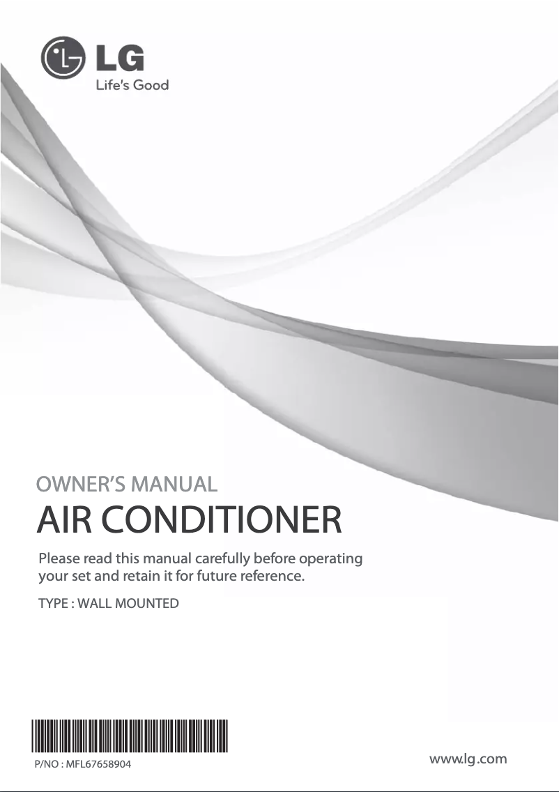 Page 1 de la notice Manuel utilisateur LG HSNC126B4A1