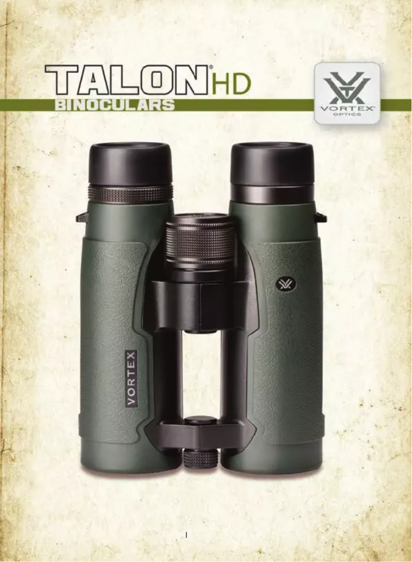 Page n°1 - Manuel utilisateur Vortex Talon HD 8x42