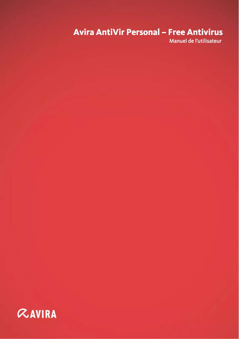 Page n°1 - Manuel utilisateur Avira Free Antivirus