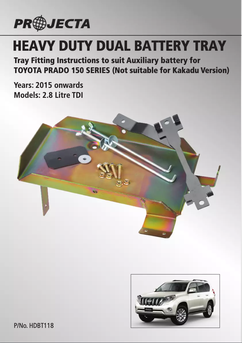 Page 1 de la notice Manuel utilisateur Projecta HDBT118