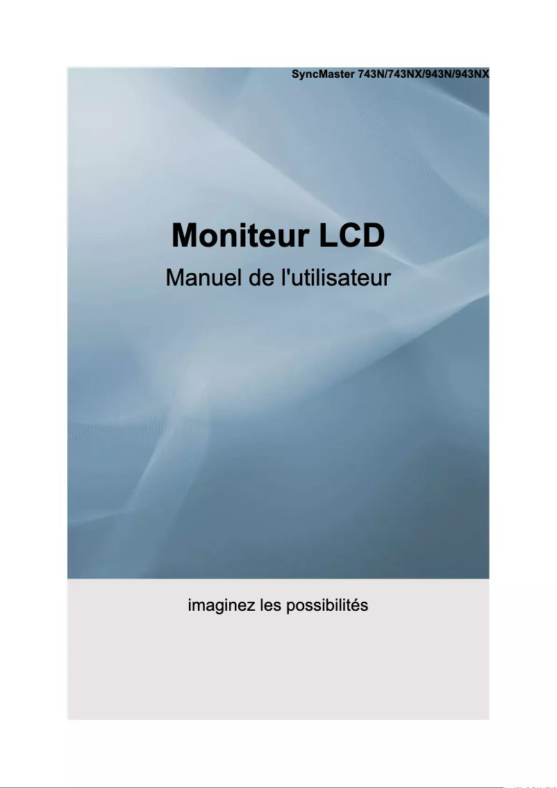 Page n°1 - Manuel utilisateur Samsung 743NX