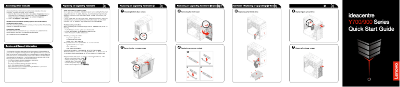 Page n°1 - Manuel utilisateur Lenovo Ideacentre Y700