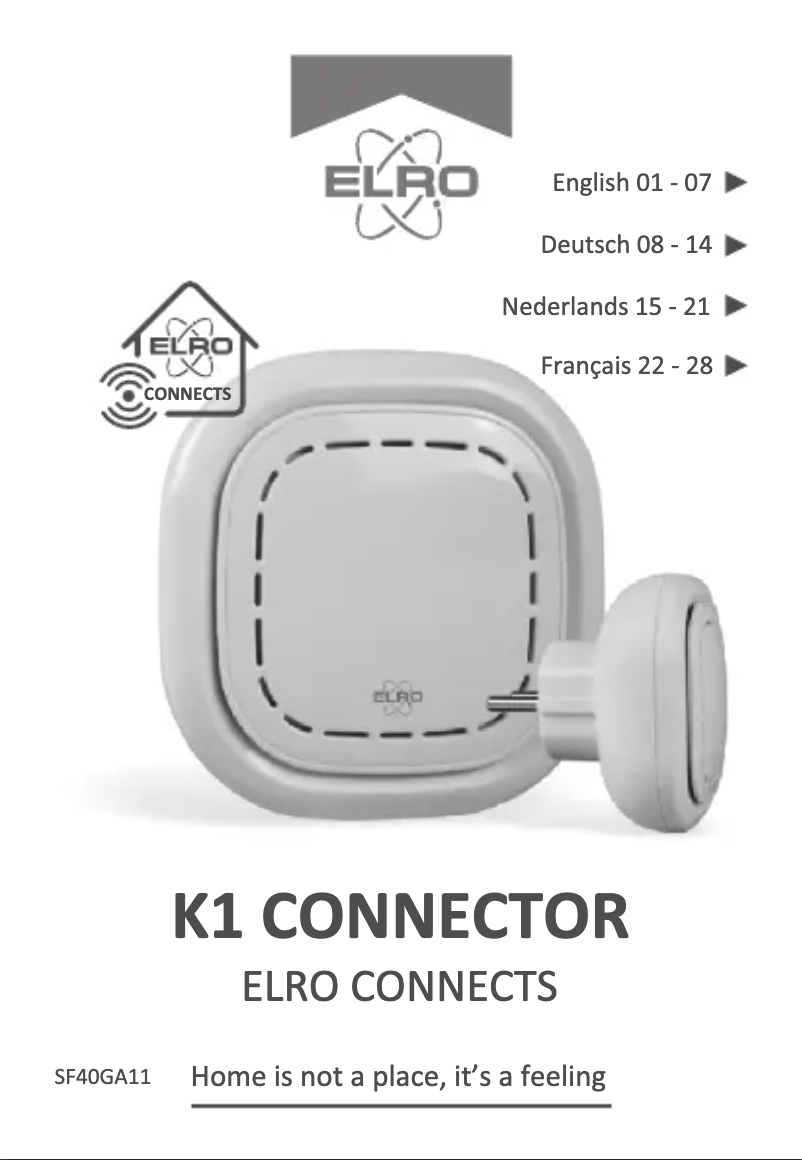 Page 1 de la notice Manuel utilisateur Elro SF400P11