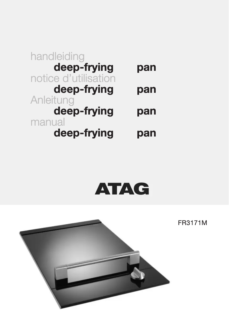 Page 1 de la notice Manuel utilisateur Atag FR3171M