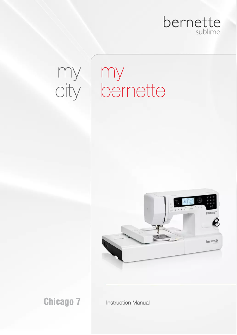 Image de la première page du manuel de l'appareil Bernette Chicago 7