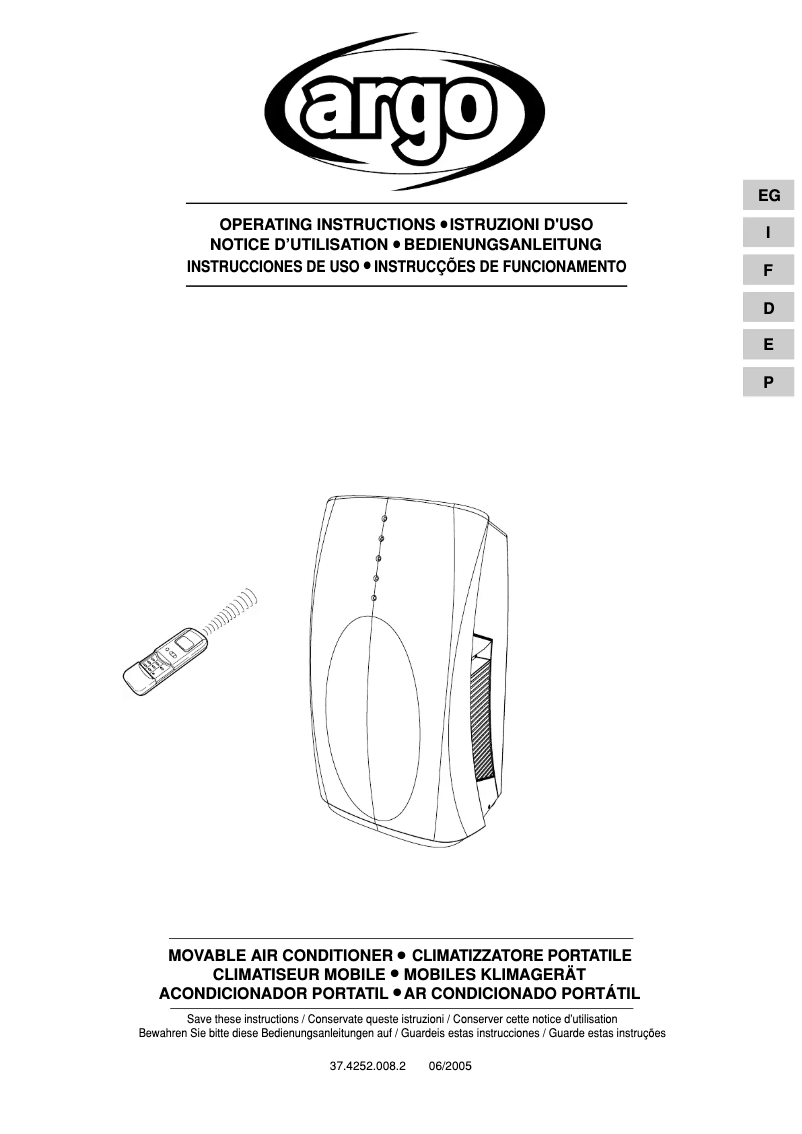 Imagen de la primera página del manual del dispositivo Magico 9.2