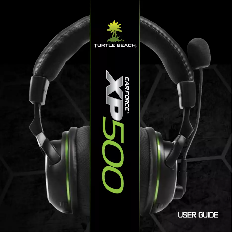 Page 1 de la notice Manuel utilisateur Turtle Beach Ear Force XP500