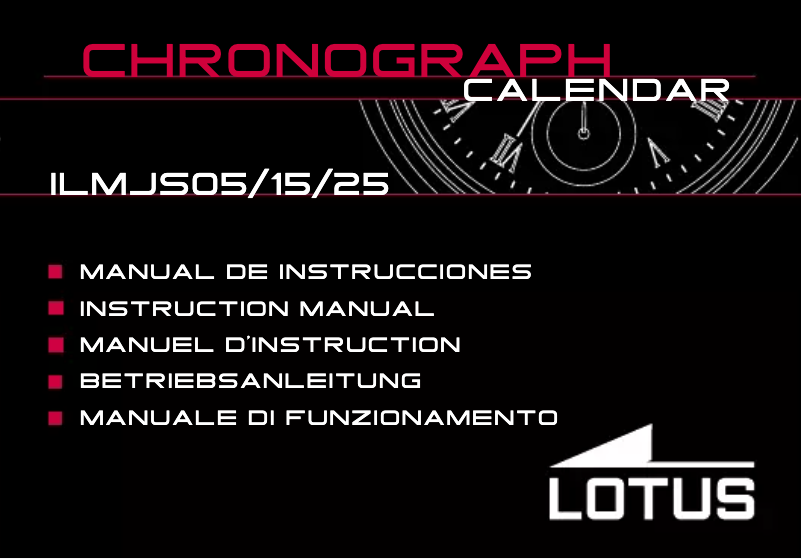 Page n°1 - Manuel utilisateur Lotus 10126