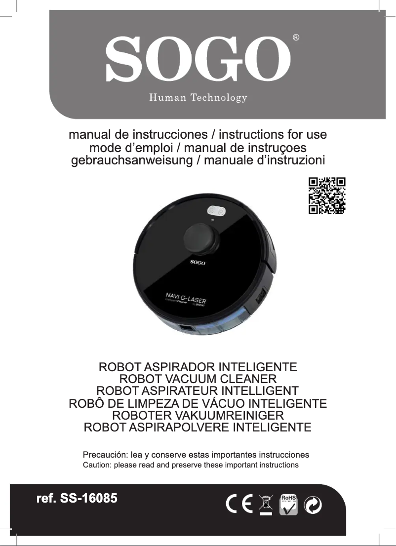 Page 1 de la notice Manuel utilisateur Sogo SS-16085