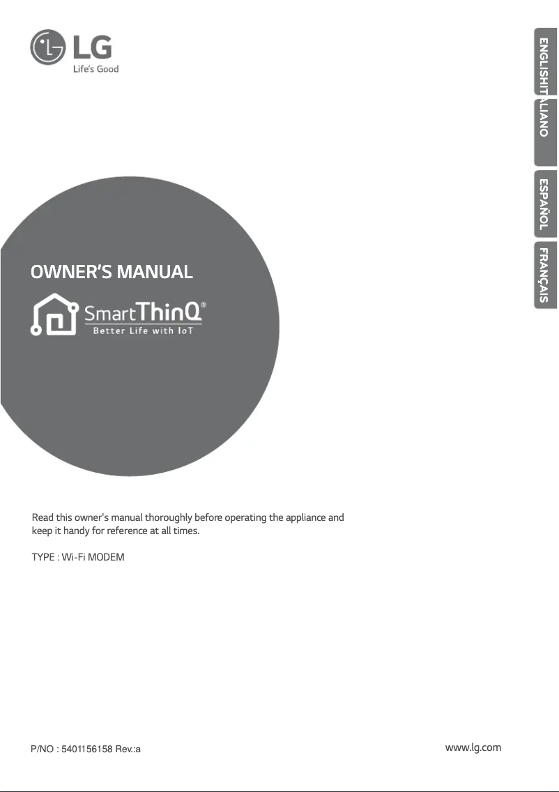 Image de la première page du manuel de l'appareil PM18SP