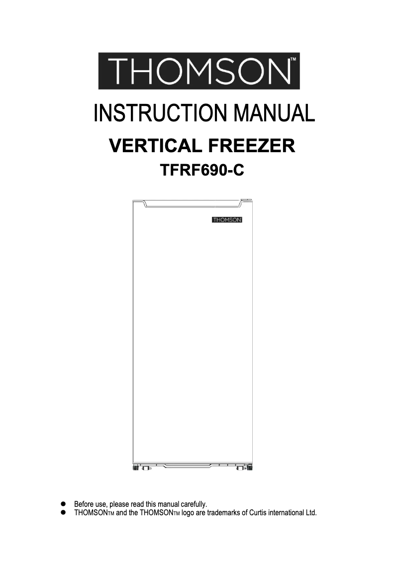 Page n°1 - Manuel utilisateur Thomson TFRF690-C