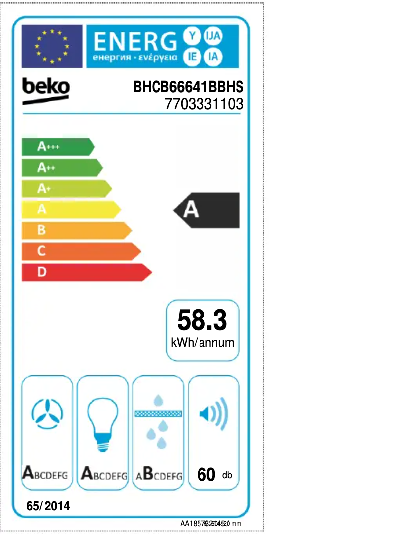 Image de la première page du manuel de l'appareil BHCB66641BBHS
