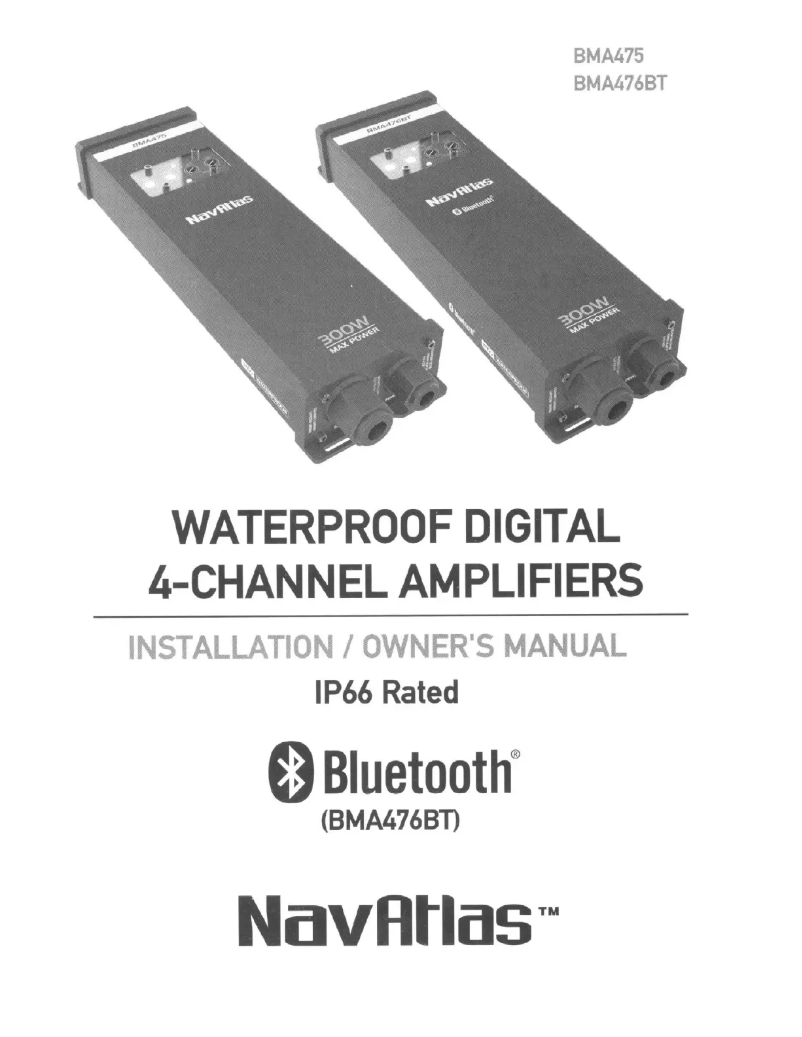 Page 1 de la notice Manuel utilisateur NavAtlas BMA475