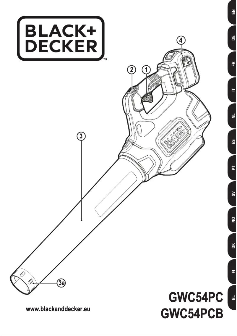 Página 1 del manual Manual de usuario Black & Decker GWC54PC