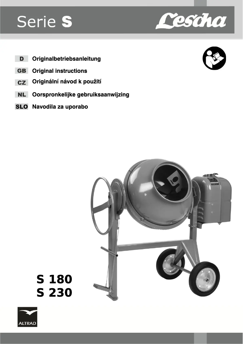 Page n°1 - Manuel utilisateur Lescha S 180