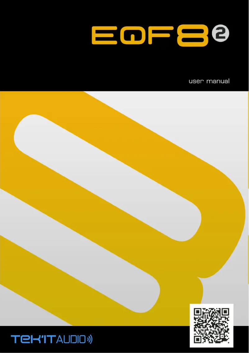 Page n°1 - Manuel utilisateur Tek'it Audio EQF8 2