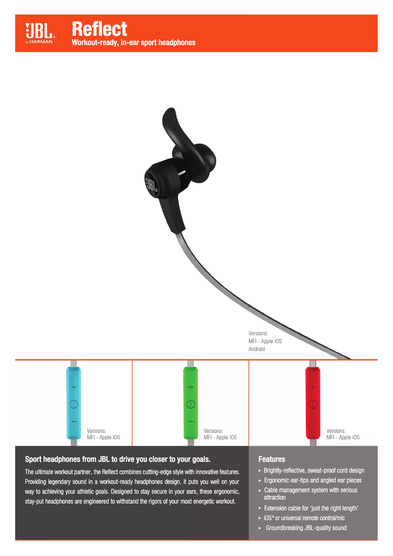 Image de la première page du manuel de l'appareil Synchros Reflect I