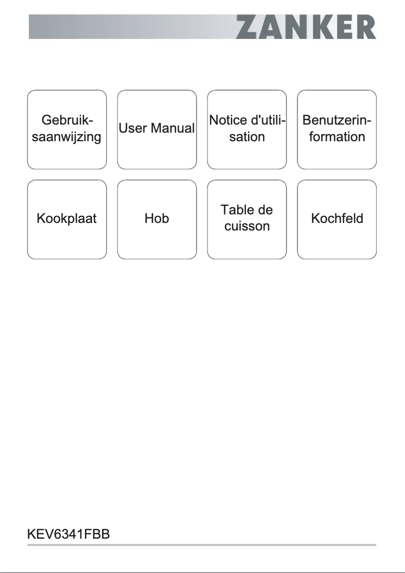 Image de la première page du manuel de l'appareil KEV6341FBB