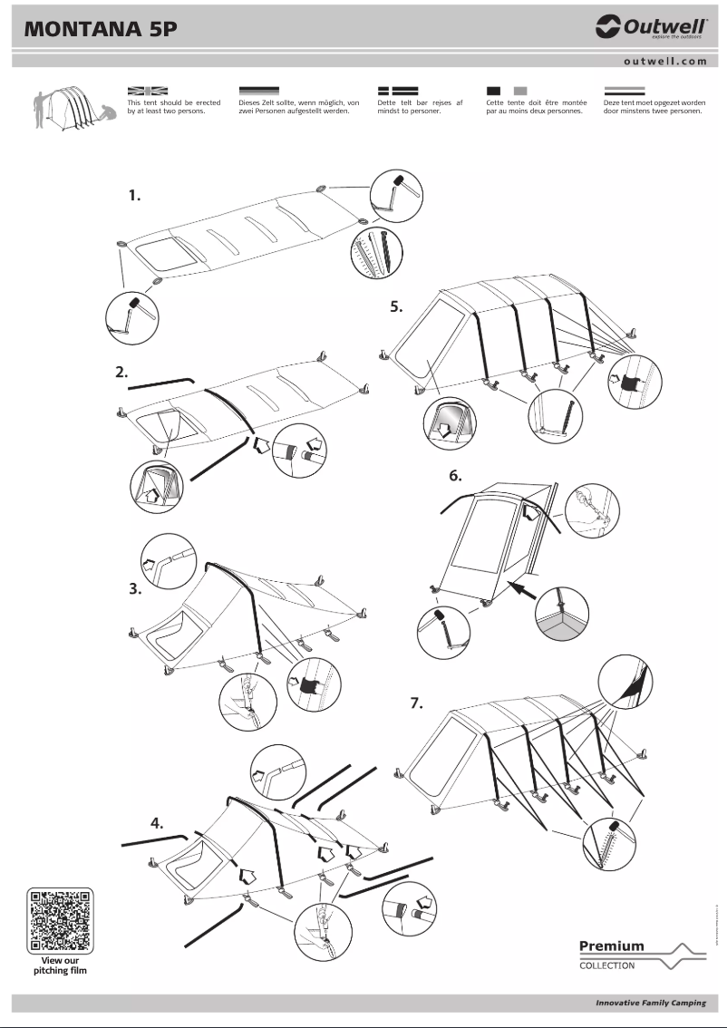 Image de la première page du manuel de l'appareil Montana 5P