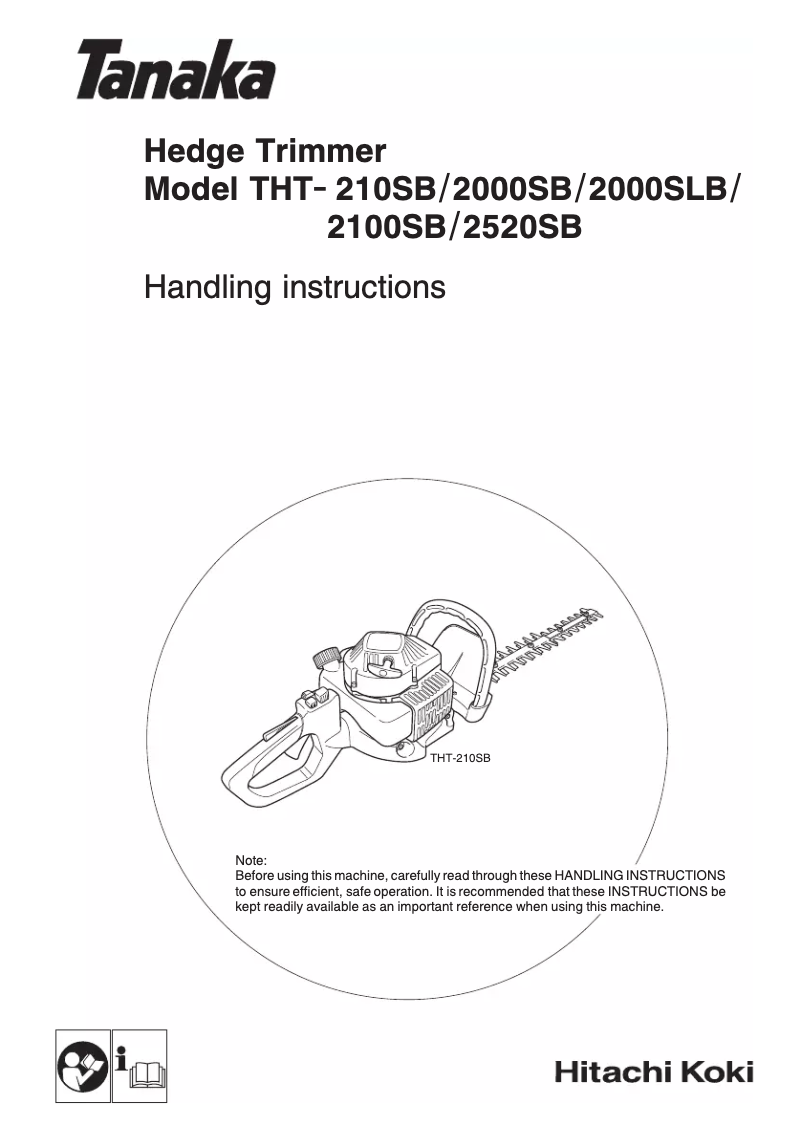 Page 1 de la notice Manuel utilisateur Tanaka THT-2100SB