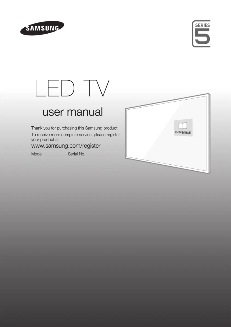 Page n°1 - Manuel utilisateur Samsung UE50J5570SU