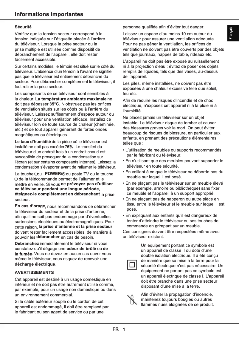 First page image of the manual for 32S510