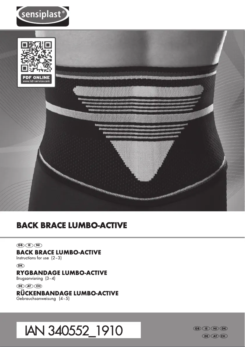 Image de la première page du manuel de l'appareil IAN 340552