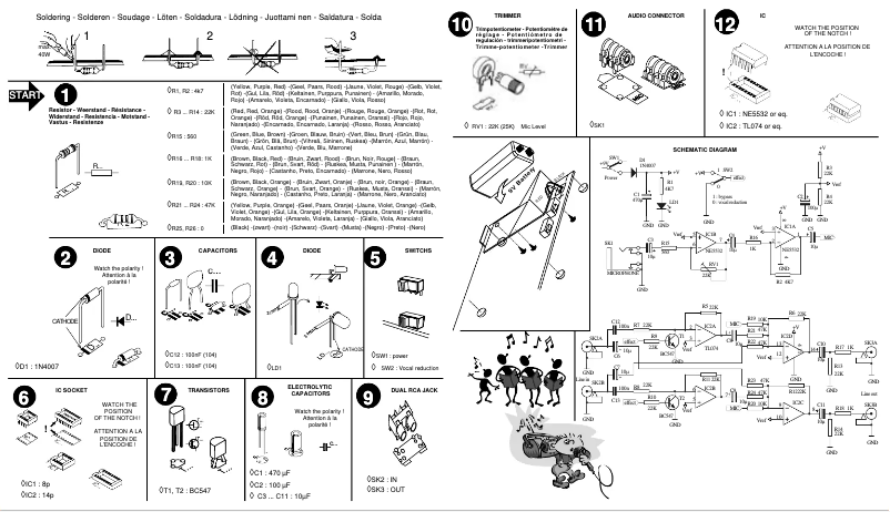 Página 1 del manual Manual de usuario Velleman MK140