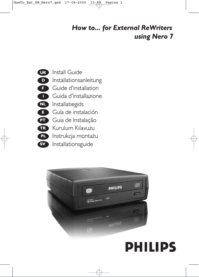 Page n°1 - Mode d'emploi Philips SPD3800CC