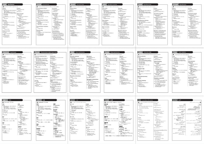 Image de la première page du manuel de l'appareil MS521P