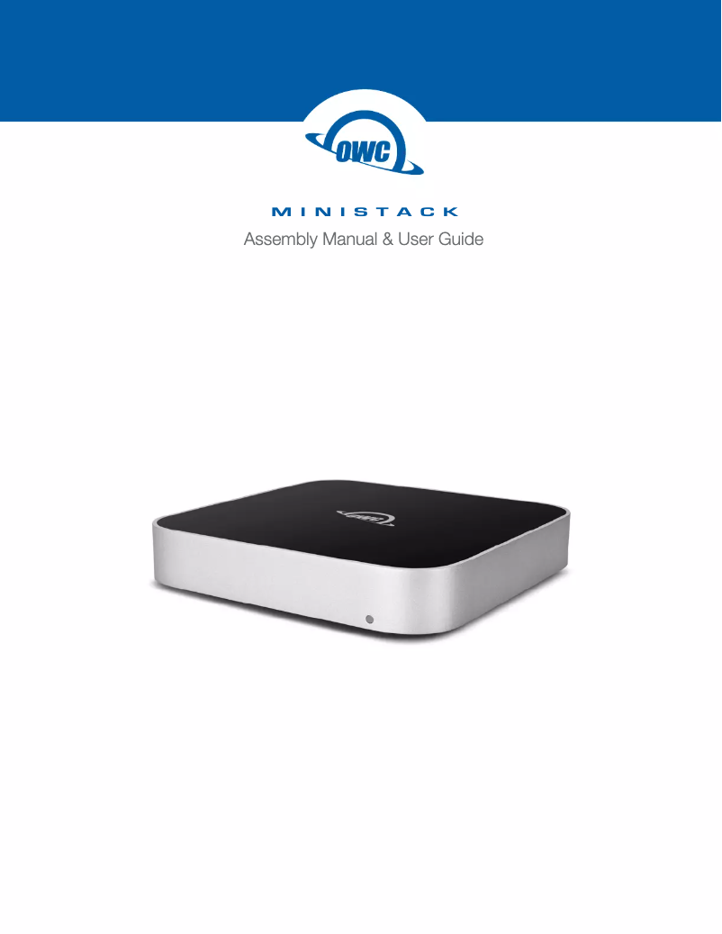 Image de la première page du manuel de l'appareil MiniStack