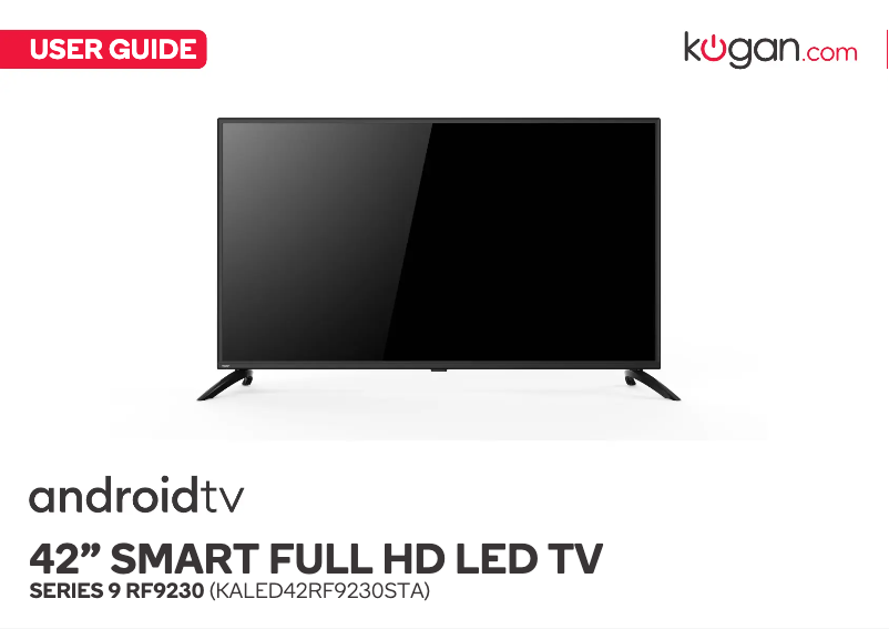 Image de la première page du manuel de l'appareil Series 9 RF9230