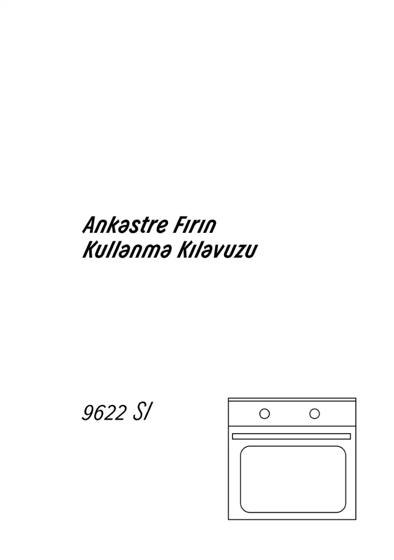 Page 1 de la notice Manuel utilisateur Arçelik 9622 SI